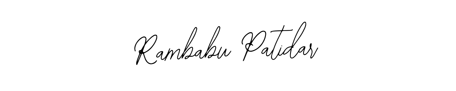 Make a short Rambabu Patidar signature style. Manage your documents anywhere anytime using Bearetta-2O07w. Create and add eSignatures, submit forms, share and send files easily. Rambabu Patidar signature style 12 images and pictures png