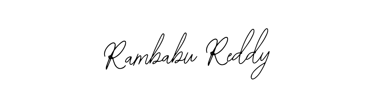 Similarly Bearetta-2O07w is the best handwritten signature design. Signature creator online .You can use it as an online autograph creator for name Rambabu Reddy. Rambabu Reddy signature style 12 images and pictures png