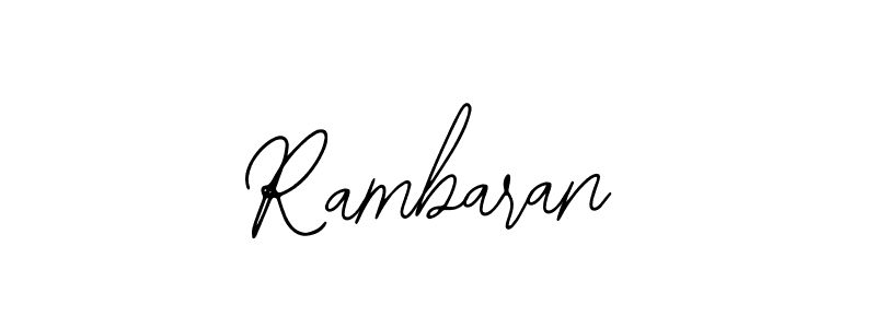 Make a beautiful signature design for name Rambaran. Use this online signature maker to create a handwritten signature for free. Rambaran signature style 12 images and pictures png