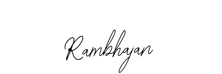It looks lik you need a new signature style for name Rambhajan. Design unique handwritten (Bearetta-2O07w) signature with our free signature maker in just a few clicks. Rambhajan signature style 12 images and pictures png