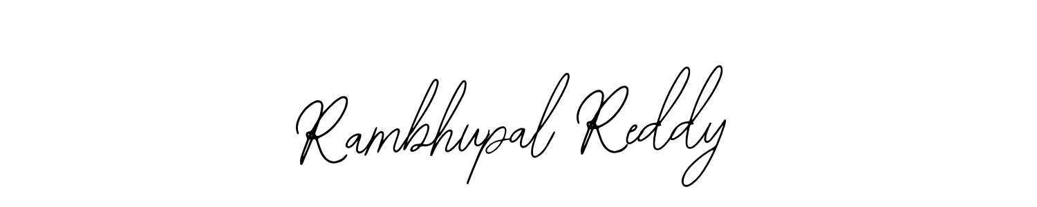 How to make Rambhupal Reddy name signature. Use Bearetta-2O07w style for creating short signs online. This is the latest handwritten sign. Rambhupal Reddy signature style 12 images and pictures png