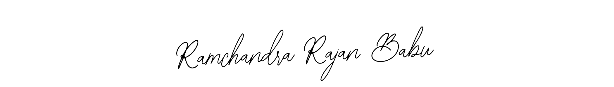 How to make Ramchandra Rajan Babu name signature. Use Bearetta-2O07w style for creating short signs online. This is the latest handwritten sign. Ramchandra Rajan Babu signature style 12 images and pictures png