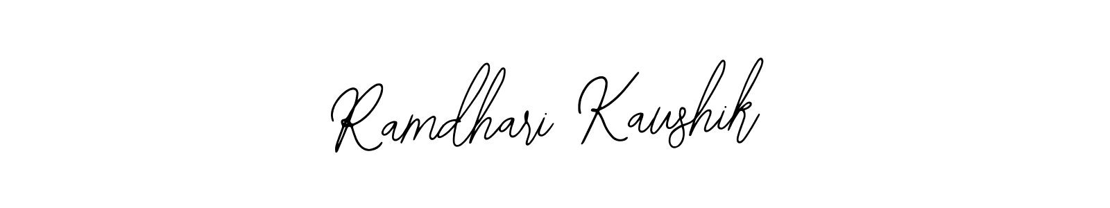 Make a beautiful signature design for name Ramdhari Kaushik. With this signature (Bearetta-2O07w) style, you can create a handwritten signature for free. Ramdhari Kaushik signature style 12 images and pictures png