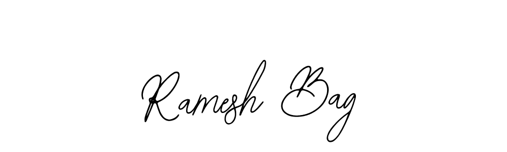 It looks lik you need a new signature style for name Ramesh Bag. Design unique handwritten (Bearetta-2O07w) signature with our free signature maker in just a few clicks. Ramesh Bag signature style 12 images and pictures png