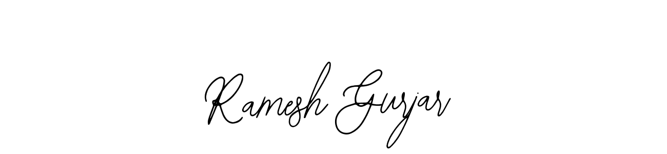 It looks lik you need a new signature style for name Ramesh Gurjar. Design unique handwritten (Bearetta-2O07w) signature with our free signature maker in just a few clicks. Ramesh Gurjar signature style 12 images and pictures png