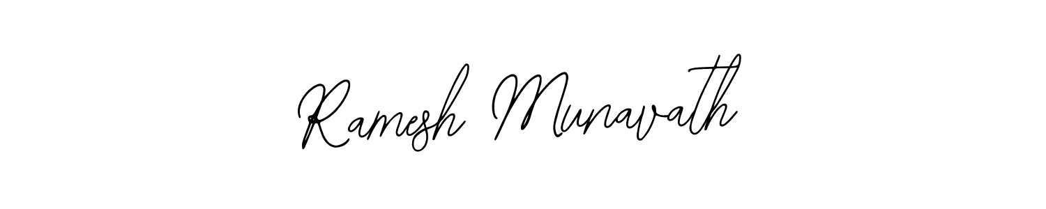 How to make Ramesh Munavath signature? Bearetta-2O07w is a professional autograph style. Create handwritten signature for Ramesh Munavath name. Ramesh Munavath signature style 12 images and pictures png