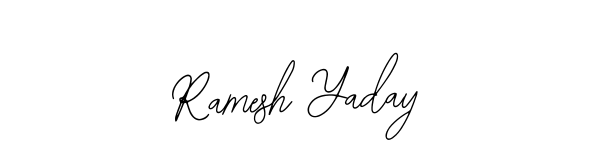 How to make Ramesh Yaday signature? Bearetta-2O07w is a professional autograph style. Create handwritten signature for Ramesh Yaday name. Ramesh Yaday signature style 12 images and pictures png