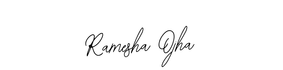 See photos of Ramesha Ojha official signature by Spectra . Check more albums & portfolios. Read reviews & check more about Bearetta-2O07w font. Ramesha Ojha signature style 12 images and pictures png