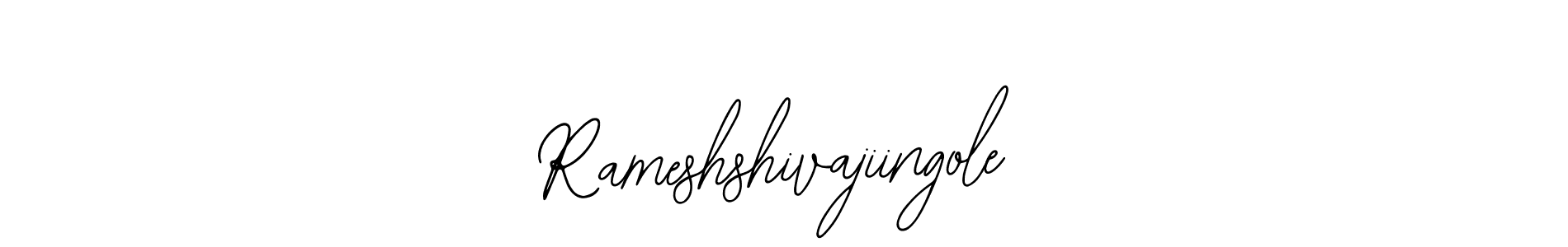 How to make Rameshshivajiingole name signature. Use Bearetta-2O07w style for creating short signs online. This is the latest handwritten sign. Rameshshivajiingole signature style 12 images and pictures png