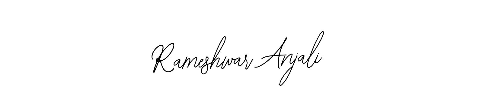 How to Draw Rameshwar Anjali signature style? Bearetta-2O07w is a latest design signature styles for name Rameshwar Anjali. Rameshwar Anjali signature style 12 images and pictures png