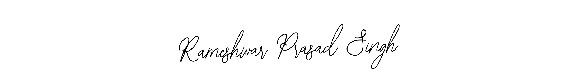 Design your own signature with our free online signature maker. With this signature software, you can create a handwritten (Bearetta-2O07w) signature for name Rameshwar Prasad Singh. Rameshwar Prasad Singh signature style 12 images and pictures png