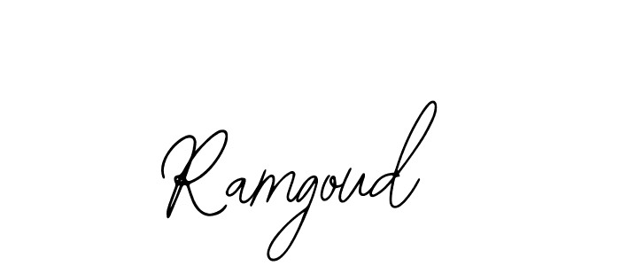 Design your own signature with our free online signature maker. With this signature software, you can create a handwritten (Bearetta-2O07w) signature for name Ramgoud. Ramgoud signature style 12 images and pictures png