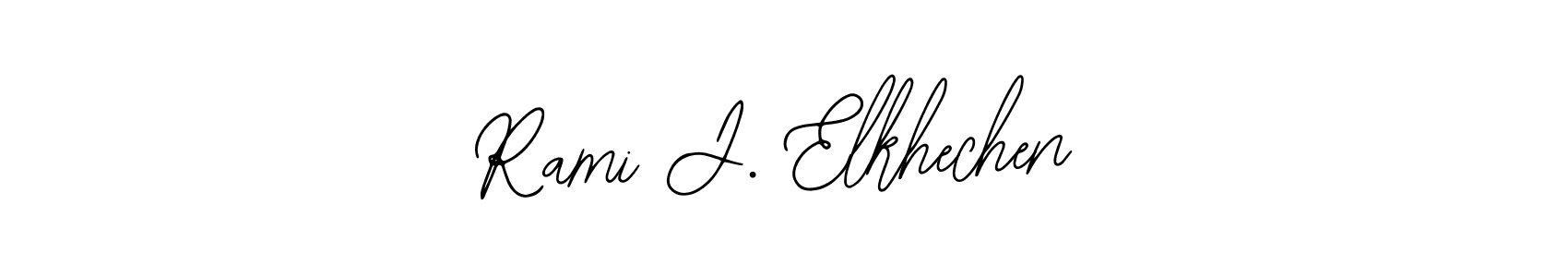 Also You can easily find your signature by using the search form. We will create Rami J. Elkhechen name handwritten signature images for you free of cost using Bearetta-2O07w sign style. Rami J. Elkhechen signature style 12 images and pictures png