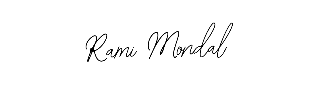 if you are searching for the best signature style for your name Rami Mondal. so please give up your signature search. here we have designed multiple signature styles  using Bearetta-2O07w. Rami Mondal signature style 12 images and pictures png