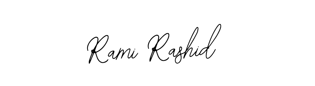 Similarly Bearetta-2O07w is the best handwritten signature design. Signature creator online .You can use it as an online autograph creator for name Rami Rashid. Rami Rashid signature style 12 images and pictures png