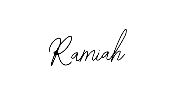 The best way (Bearetta-2O07w) to make a short signature is to pick only two or three words in your name. The name Ramiah include a total of six letters. For converting this name. Ramiah signature style 12 images and pictures png