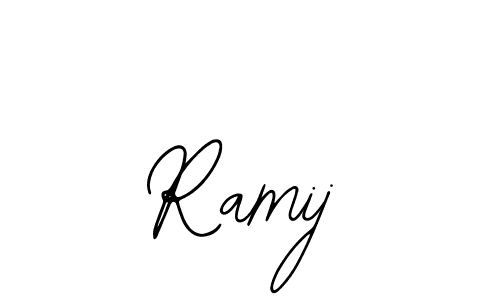 How to make Ramij signature? Bearetta-2O07w is a professional autograph style. Create handwritten signature for Ramij name. Ramij signature style 12 images and pictures png