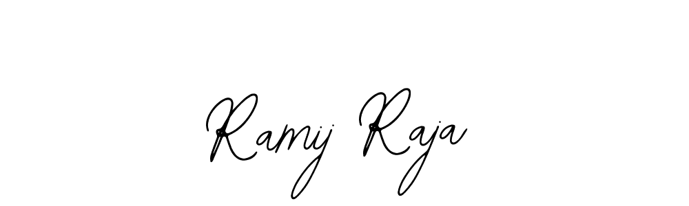 You should practise on your own different ways (Bearetta-2O07w) to write your name (Ramij Raja) in signature. don't let someone else do it for you. Ramij Raja signature style 12 images and pictures png