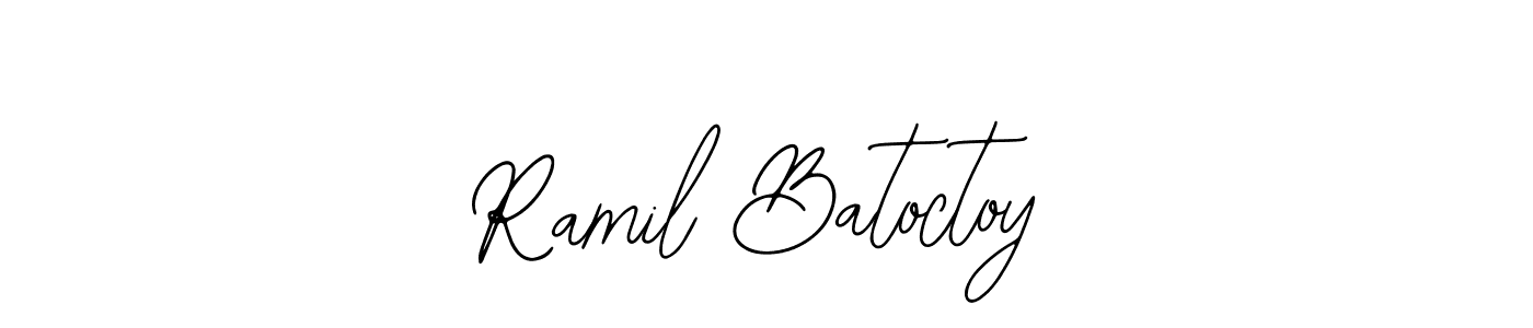 Use a signature maker to create a handwritten signature online. With this signature software, you can design (Bearetta-2O07w) your own signature for name Ramil Batoctoy. Ramil Batoctoy signature style 12 images and pictures png