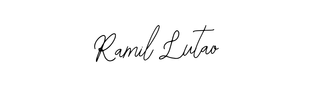 See photos of Ramil Lutao official signature by Spectra . Check more albums & portfolios. Read reviews & check more about Bearetta-2O07w font. Ramil Lutao signature style 12 images and pictures png