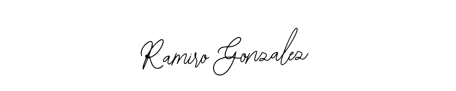 Use a signature maker to create a handwritten signature online. With this signature software, you can design (Bearetta-2O07w) your own signature for name Ramiro Gonzalez. Ramiro Gonzalez signature style 12 images and pictures png