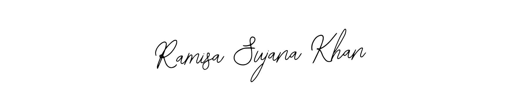 Make a short Ramisa Sujana Khan signature style. Manage your documents anywhere anytime using Bearetta-2O07w. Create and add eSignatures, submit forms, share and send files easily. Ramisa Sujana Khan signature style 12 images and pictures png