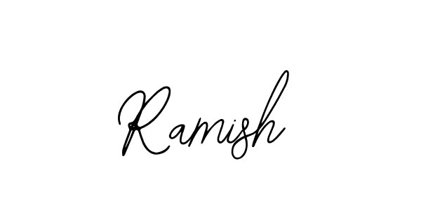 Make a beautiful signature design for name Ramish. With this signature (Bearetta-2O07w) style, you can create a handwritten signature for free. Ramish signature style 12 images and pictures png