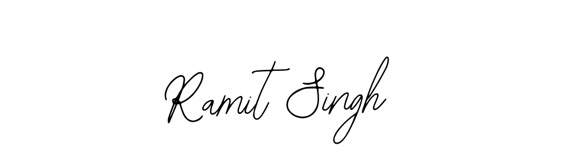 Use a signature maker to create a handwritten signature online. With this signature software, you can design (Bearetta-2O07w) your own signature for name Ramit Singh. Ramit Singh signature style 12 images and pictures png