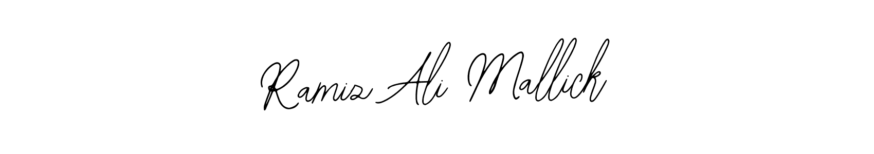 Make a beautiful signature design for name Ramiz Ali Mallick. With this signature (Bearetta-2O07w) style, you can create a handwritten signature for free. Ramiz Ali Mallick signature style 12 images and pictures png