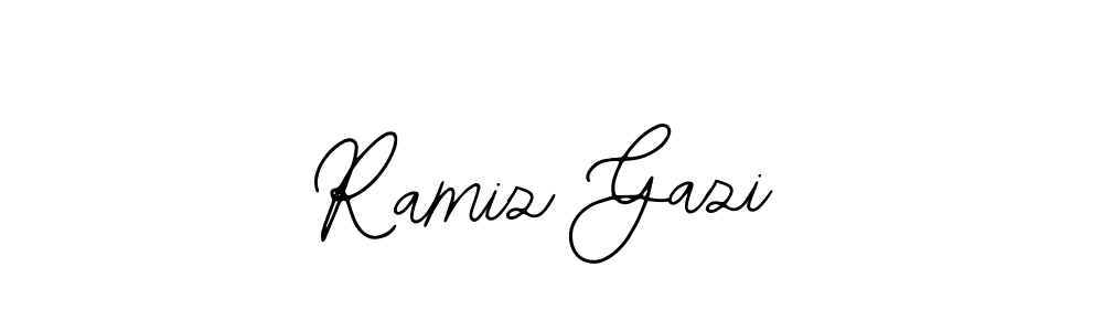 Also You can easily find your signature by using the search form. We will create Ramiz Gazi name handwritten signature images for you free of cost using Bearetta-2O07w sign style. Ramiz Gazi signature style 12 images and pictures png