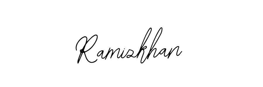 Design your own signature with our free online signature maker. With this signature software, you can create a handwritten (Bearetta-2O07w) signature for name Ramizkhan. Ramizkhan signature style 12 images and pictures png