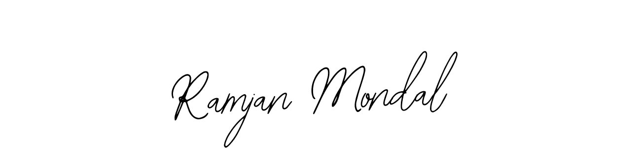 Use a signature maker to create a handwritten signature online. With this signature software, you can design (Bearetta-2O07w) your own signature for name Ramjan Mondal. Ramjan Mondal signature style 12 images and pictures png