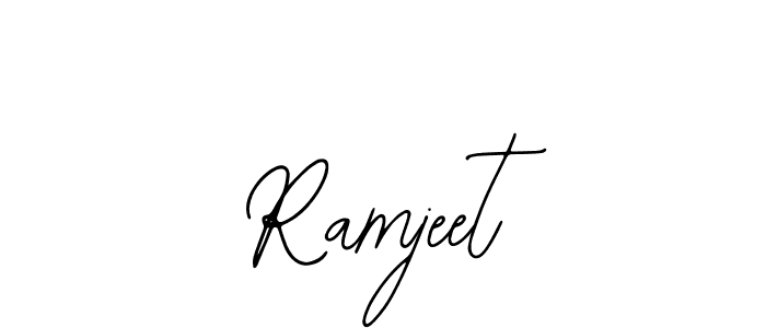 Bearetta-2O07w is a professional signature style that is perfect for those who want to add a touch of class to their signature. It is also a great choice for those who want to make their signature more unique. Get Ramjeet name to fancy signature for free. Ramjeet signature style 12 images and pictures png