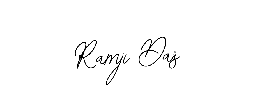 The best way (Bearetta-2O07w) to make a short signature is to pick only two or three words in your name. The name Ramji Das include a total of six letters. For converting this name. Ramji Das signature style 12 images and pictures png