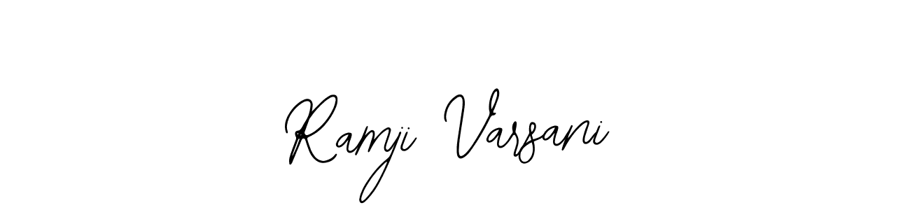 Best and Professional Signature Style for Ramji Varsani. Bearetta-2O07w Best Signature Style Collection. Ramji Varsani signature style 12 images and pictures png
