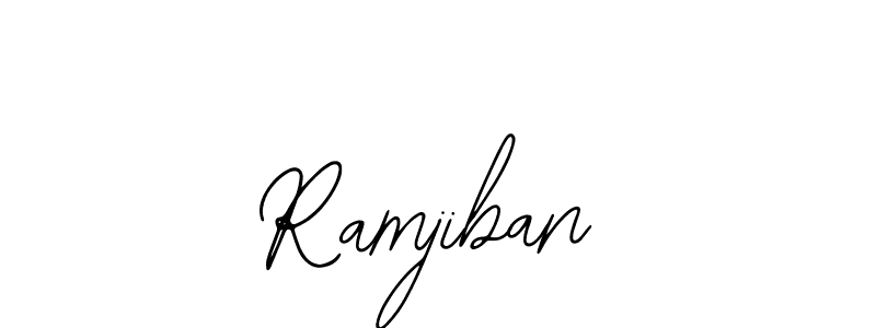 Design your own signature with our free online signature maker. With this signature software, you can create a handwritten (Bearetta-2O07w) signature for name Ramjiban. Ramjiban signature style 12 images and pictures png