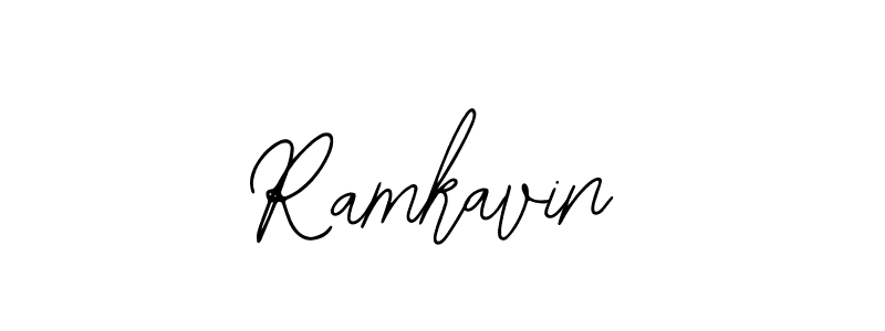 How to make Ramkavin name signature. Use Bearetta-2O07w style for creating short signs online. This is the latest handwritten sign. Ramkavin signature style 12 images and pictures png