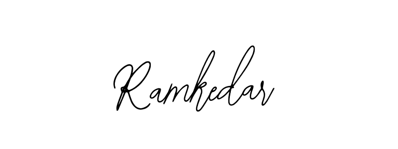 Use a signature maker to create a handwritten signature online. With this signature software, you can design (Bearetta-2O07w) your own signature for name Ramkedar. Ramkedar signature style 12 images and pictures png