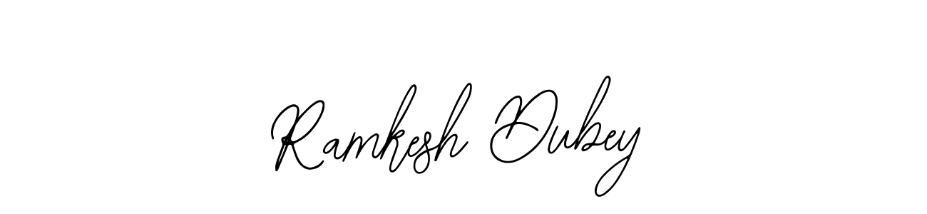 Use a signature maker to create a handwritten signature online. With this signature software, you can design (Bearetta-2O07w) your own signature for name Ramkesh Dubey. Ramkesh Dubey signature style 12 images and pictures png