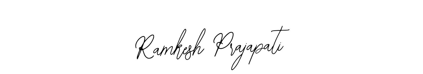 How to Draw Ramkesh Prajapati signature style? Bearetta-2O07w is a latest design signature styles for name Ramkesh Prajapati. Ramkesh Prajapati signature style 12 images and pictures png