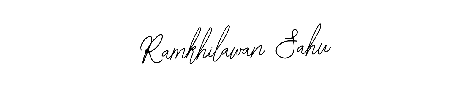 Bearetta-2O07w is a professional signature style that is perfect for those who want to add a touch of class to their signature. It is also a great choice for those who want to make their signature more unique. Get Ramkhilawan Sahu name to fancy signature for free. Ramkhilawan Sahu signature style 12 images and pictures png