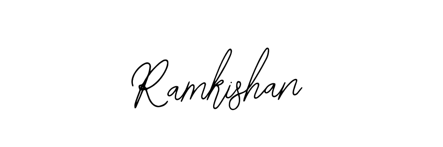 if you are searching for the best signature style for your name Ramkishan. so please give up your signature search. here we have designed multiple signature styles  using Bearetta-2O07w. Ramkishan signature style 12 images and pictures png