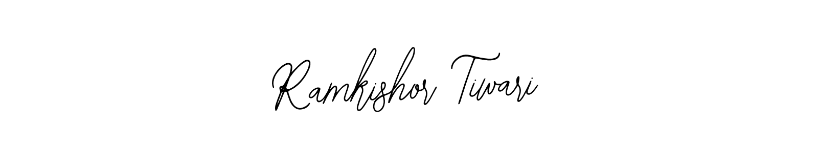 You should practise on your own different ways (Bearetta-2O07w) to write your name (Ramkishor Tiwari) in signature. don't let someone else do it for you. Ramkishor Tiwari signature style 12 images and pictures png