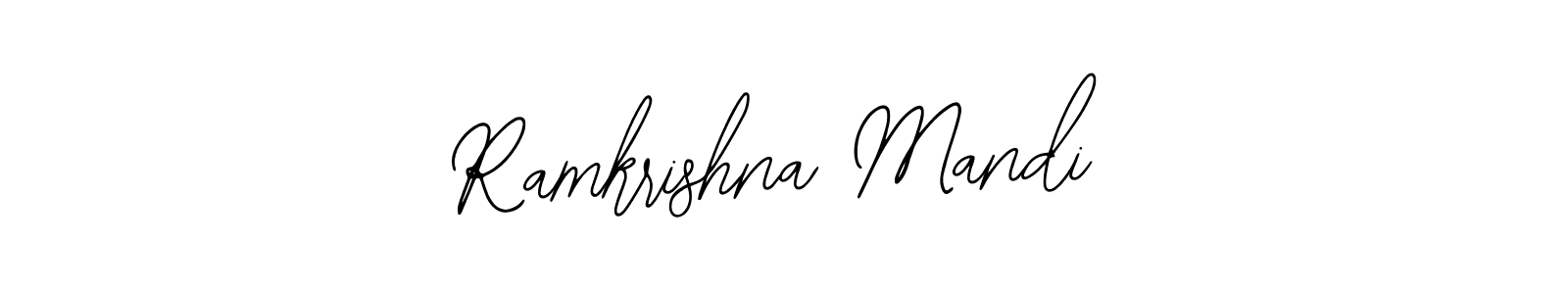 Design your own signature with our free online signature maker. With this signature software, you can create a handwritten (Bearetta-2O07w) signature for name Ramkrishna Mandi. Ramkrishna Mandi signature style 12 images and pictures png