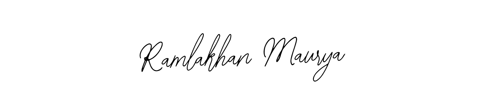 Bearetta-2O07w is a professional signature style that is perfect for those who want to add a touch of class to their signature. It is also a great choice for those who want to make their signature more unique. Get Ramlakhan Maurya name to fancy signature for free. Ramlakhan Maurya signature style 12 images and pictures png