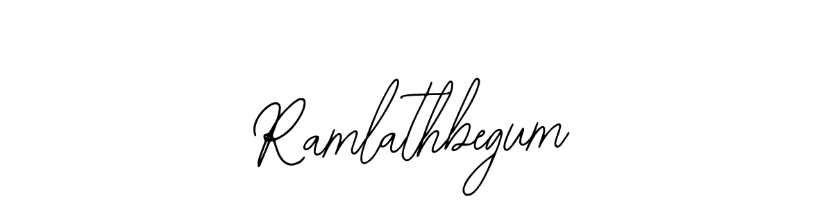 Ramlathbegum stylish signature style. Best Handwritten Sign (Bearetta-2O07w) for my name. Handwritten Signature Collection Ideas for my name Ramlathbegum. Ramlathbegum signature style 12 images and pictures png