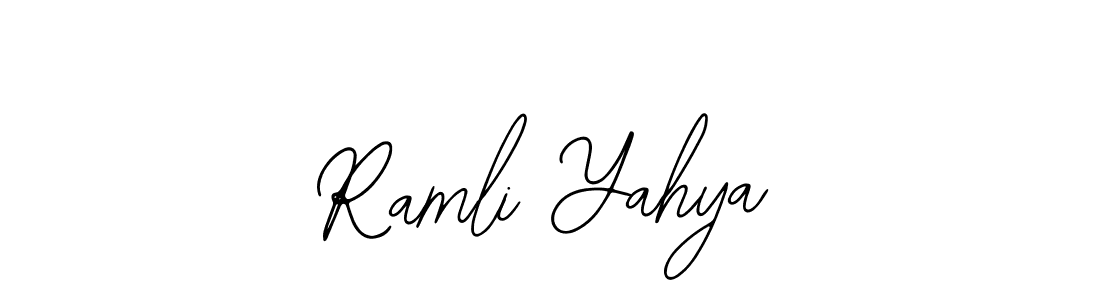 Create a beautiful signature design for name Ramli Yahya. With this signature (Bearetta-2O07w) fonts, you can make a handwritten signature for free. Ramli Yahya signature style 12 images and pictures png