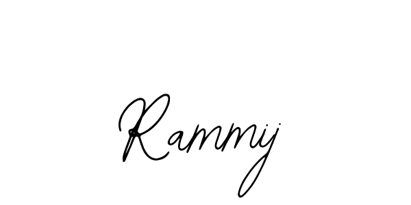 You should practise on your own different ways (Bearetta-2O07w) to write your name (Rammij) in signature. don't let someone else do it for you. Rammij signature style 12 images and pictures png