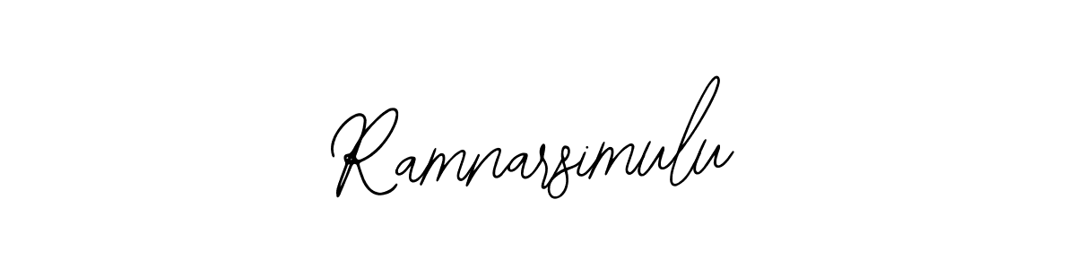 Make a beautiful signature design for name Ramnarsimulu. With this signature (Bearetta-2O07w) style, you can create a handwritten signature for free. Ramnarsimulu signature style 12 images and pictures png