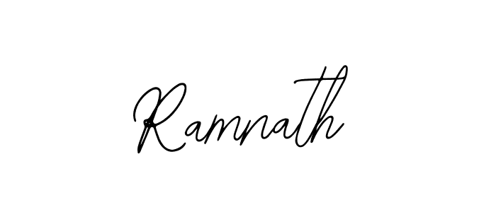 You should practise on your own different ways (Bearetta-2O07w) to write your name (Ramnath) in signature. don't let someone else do it for you. Ramnath signature style 12 images and pictures png